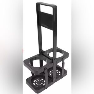Double Cup Carrier - Black Plastic